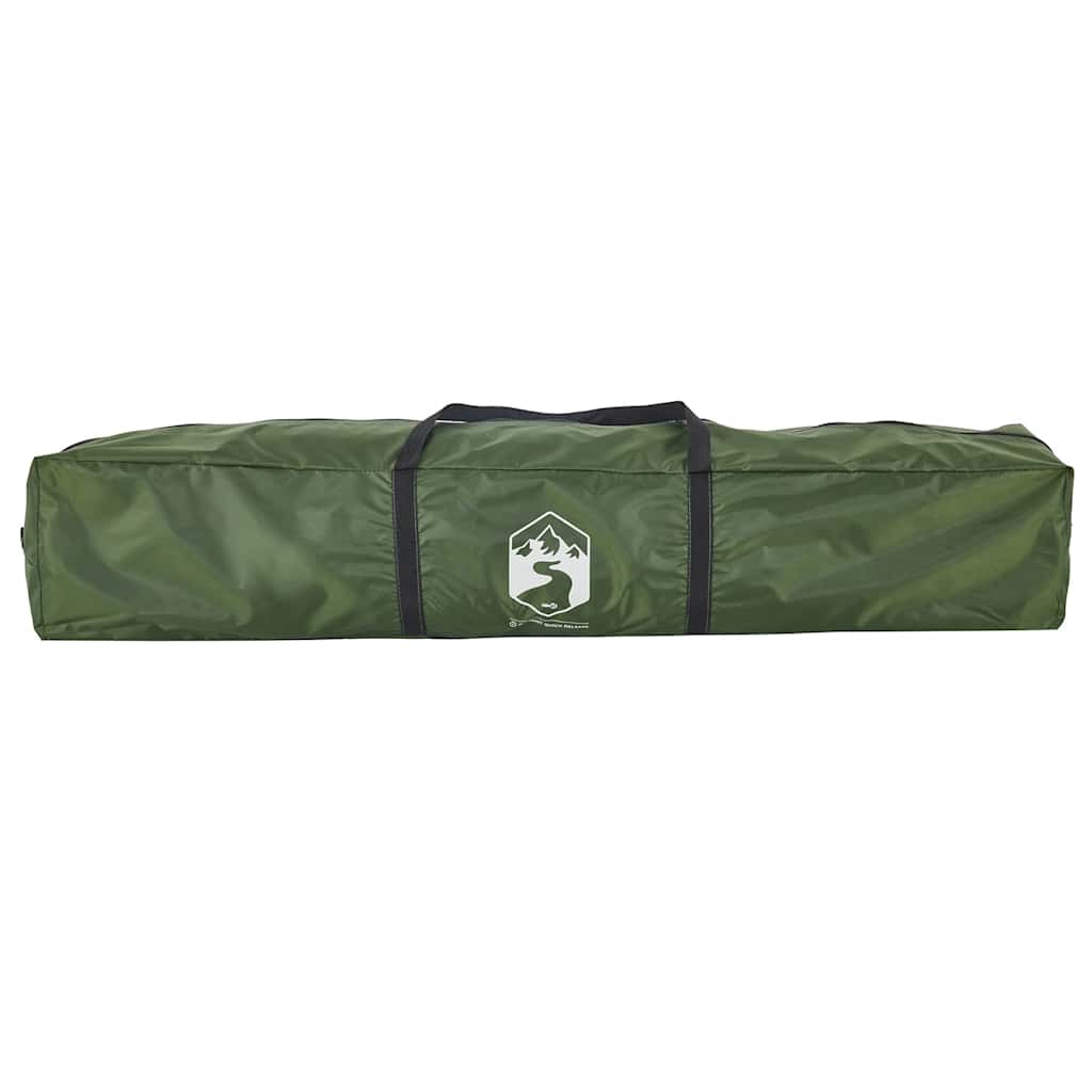 vidaXL Camping Tent 5-Person Green Quick Release