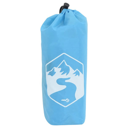vidaXL Rain Poncho with Hood 2-in-1 Design Blue 223x145 cm