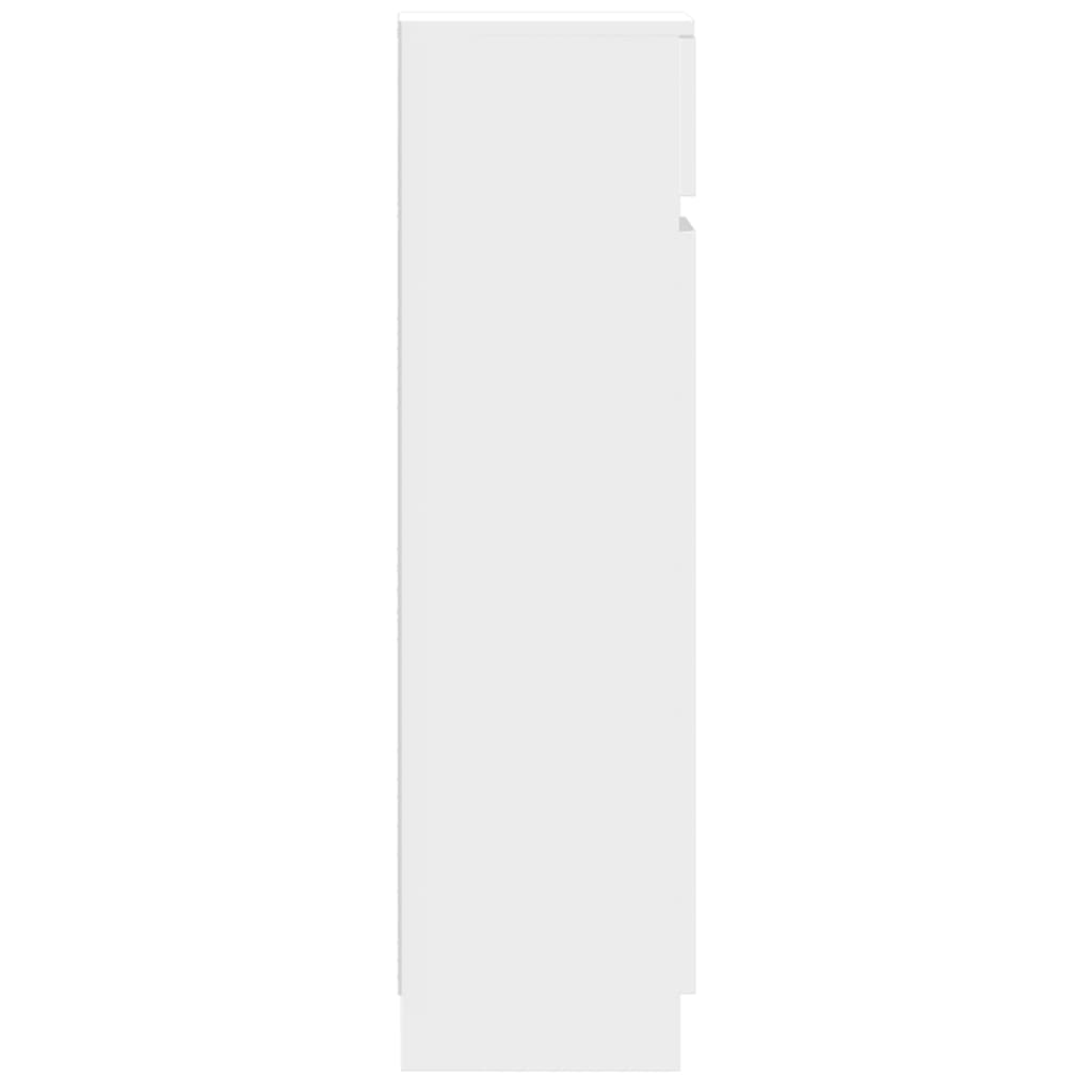 vidaXL Shoe Cabinet White 100,5x28x100 cm Engineered Wood