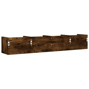 vidaXL Wall Cabinets 2 pcs Smoked Oak 99x18x16.5 cm Engineered Wood