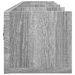 vidaXL Wall Cabinet Grey Sonoma 99x18x16.5 cm Engineered Wood