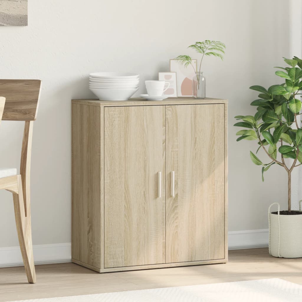 vidaXL Sideboard Sonoma Oak 60x31x70 cm Engineered Wood