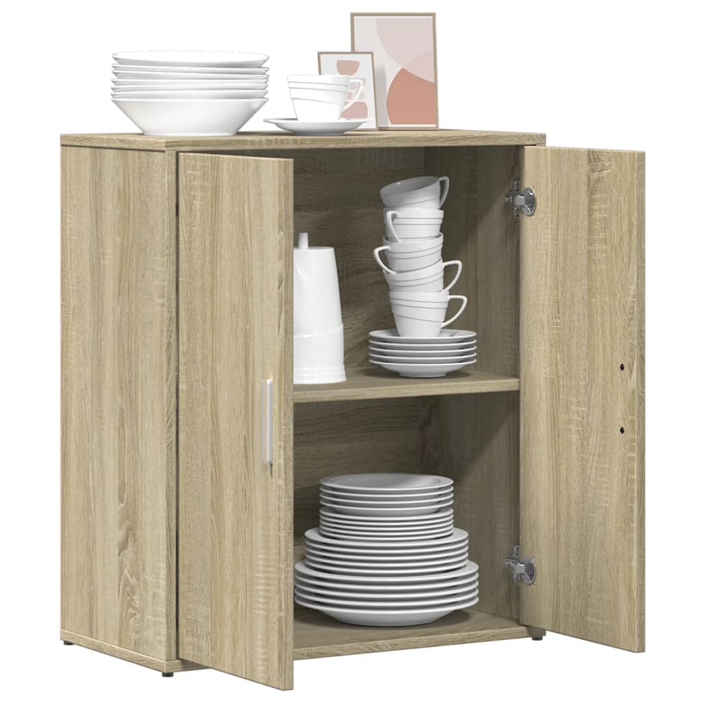 vidaXL Sideboard Sonoma Oak 60x31x70 cm Engineered Wood