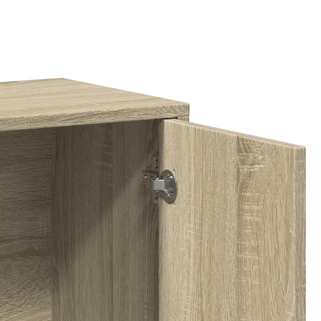 vidaXL Sideboard Sonoma Oak 60x31x70 cm Engineered Wood