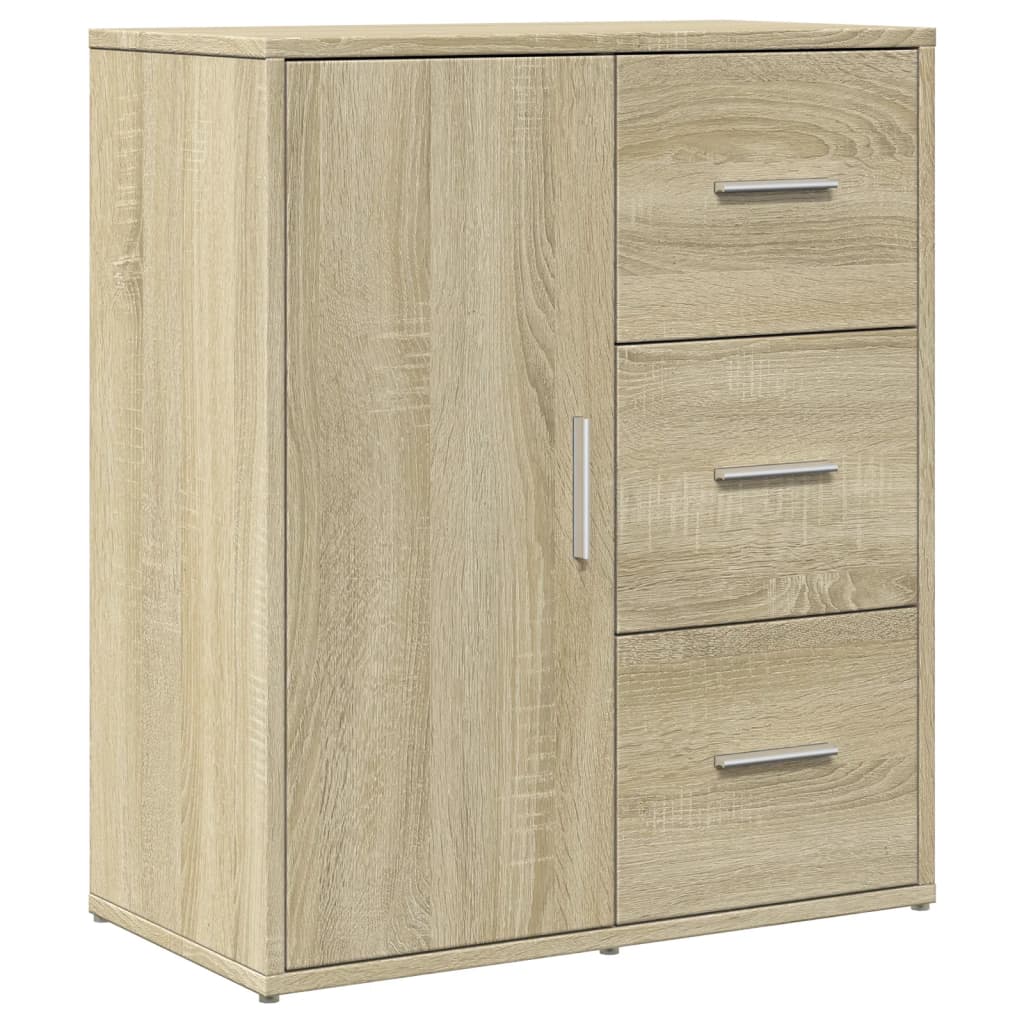 vidaXL Sideboard Sonoma Oak 60x31x70 cm Engineered Wood