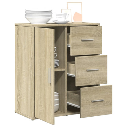 vidaXL Sideboard Sonoma Oak 60x31x70 cm Engineered Wood