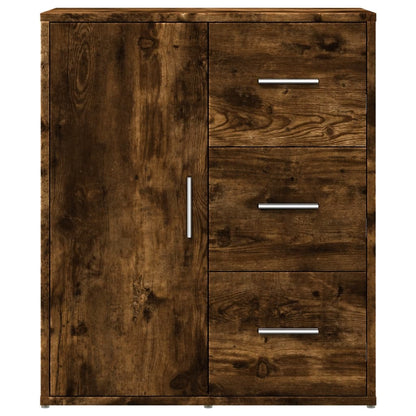 vidaXL Sideboard Smoked Oak 60x31x70 cm Engineered Wood
