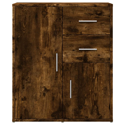 vidaXL Sideboard Smoked Oak 60x31x70 cm Engineered Wood