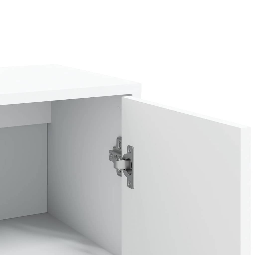 vidaXL Sideboard White 60x31x84 cm Engineered Wood