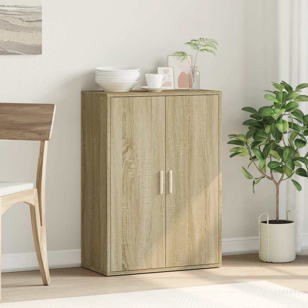 vidaXL Sideboard Sonoma Oak 60x31x84 cm Engineered Wood