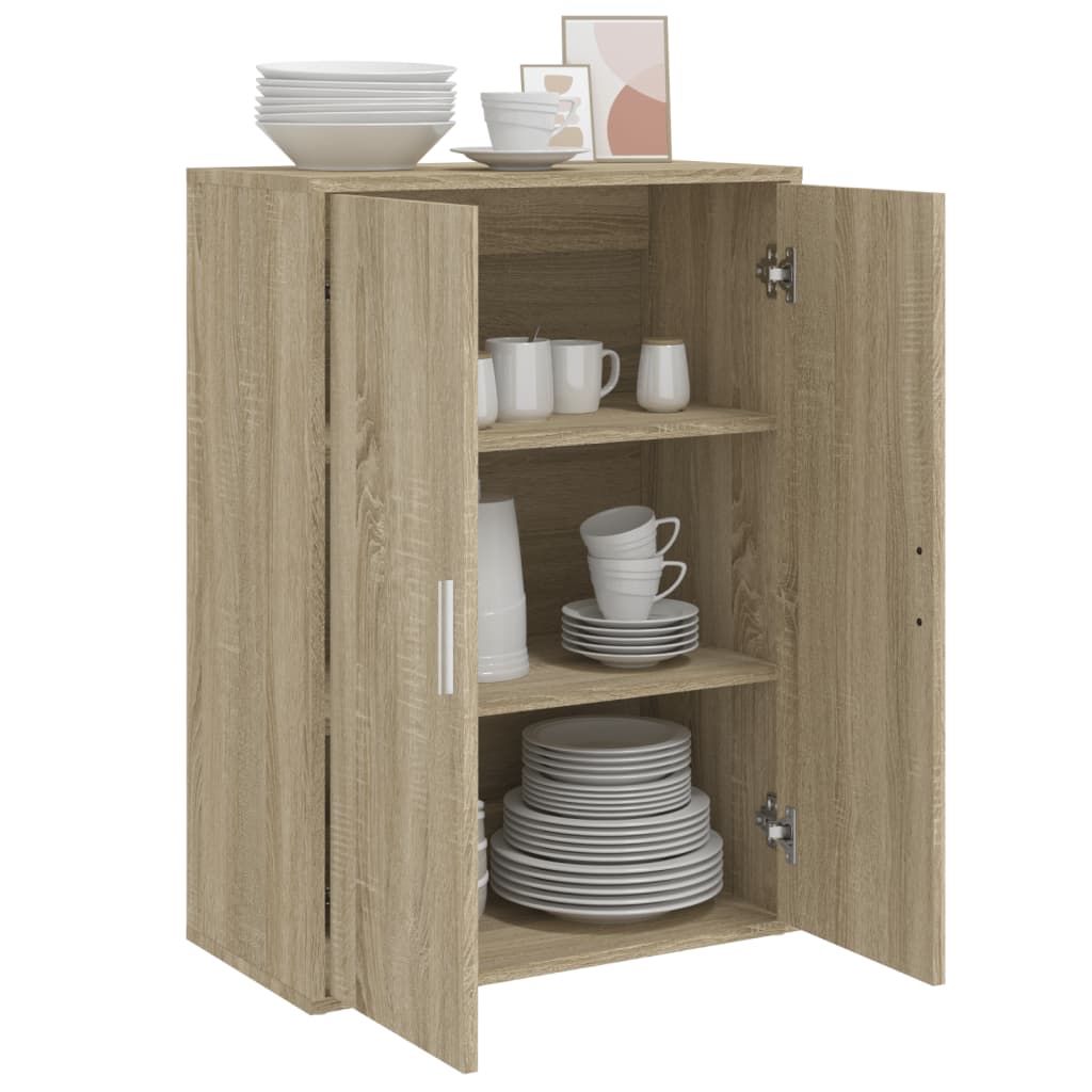 vidaXL Sideboard Sonoma Oak 60x31x84 cm Engineered Wood