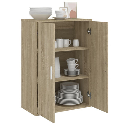 vidaXL Sideboard Sonoma Oak 60x31x84 cm Engineered Wood