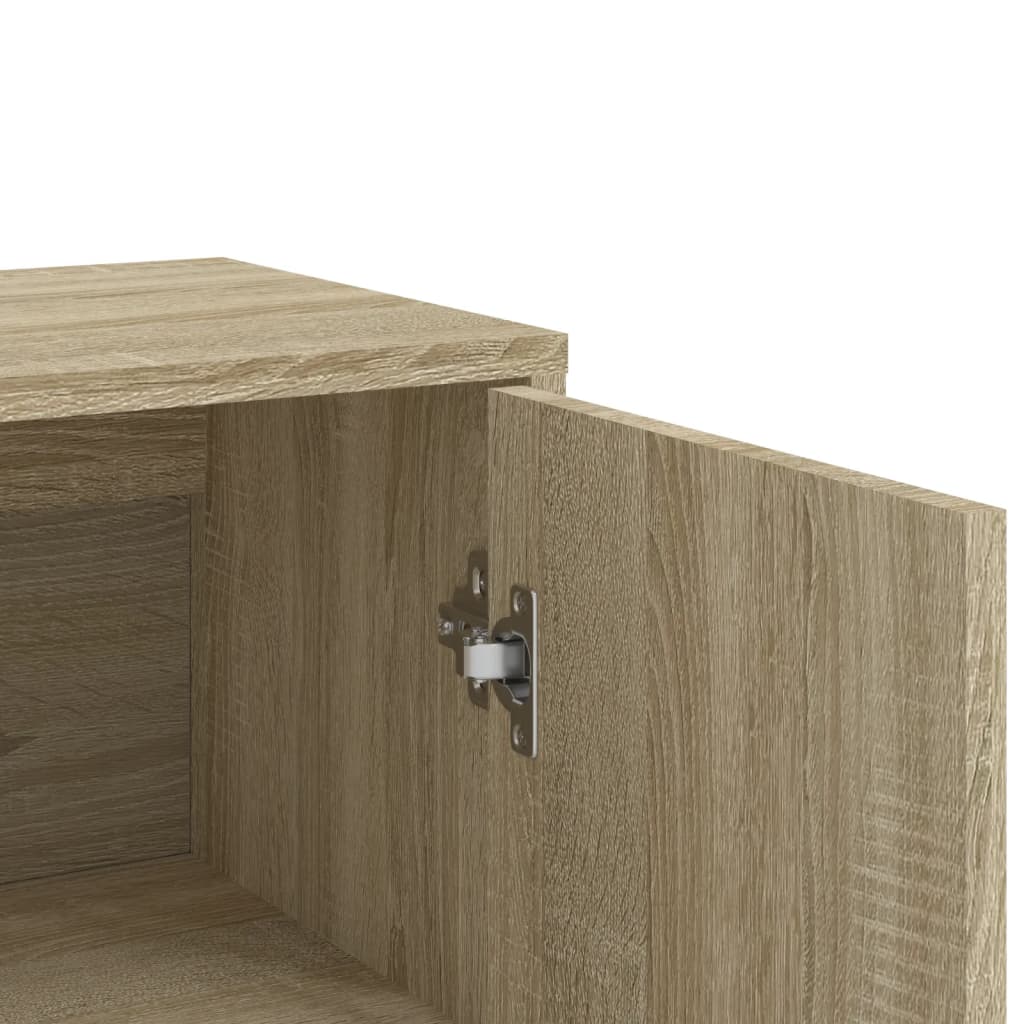 vidaXL Sideboard Sonoma Oak 60x31x84 cm Engineered Wood