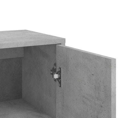 vidaXL Sideboard Concrete Grey 60x31x84 cm Engineered Wood