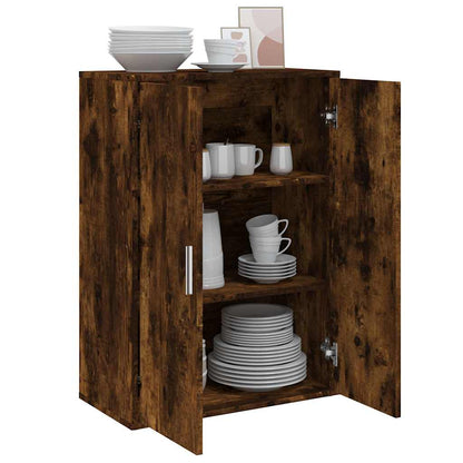 vidaXL Sideboard Smoked Oak 60x31x84 cm Engineered Wood