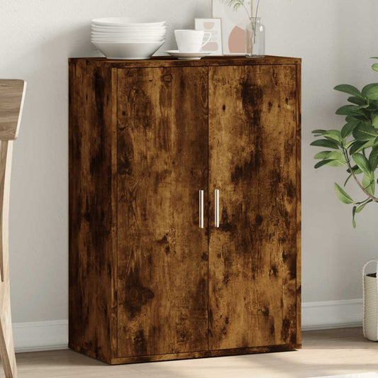 vidaXL Sideboard Smoked Oak 60x31x84 cm Engineered Wood