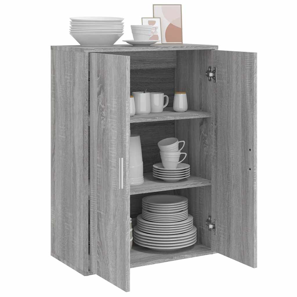 vidaXL Sideboard Grey Sonoma 60x31x84 cm Engineered Wood