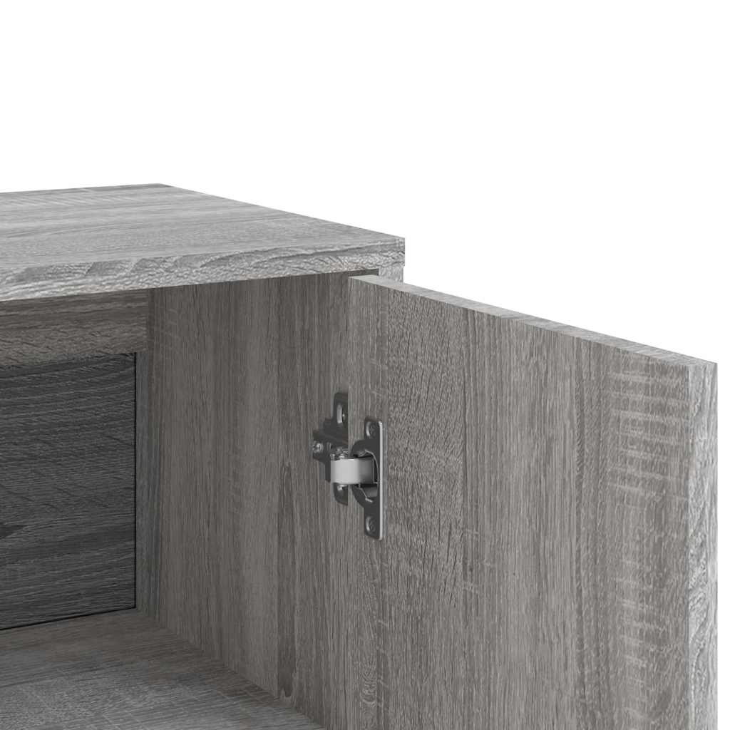 vidaXL Sideboard Grey Sonoma 60x31x84 cm Engineered Wood