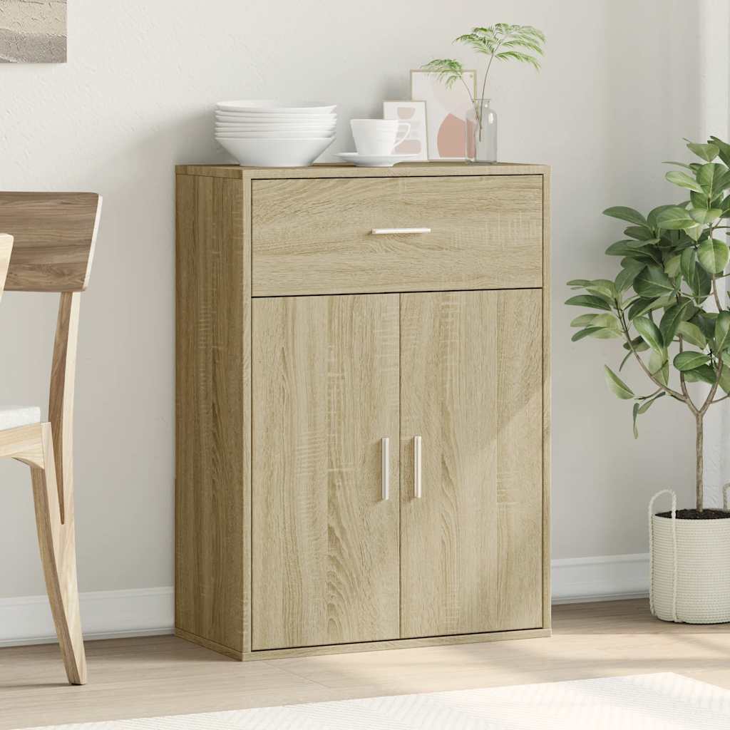 vidaXL Sideboard Sonoma Oak 60x30x84 cm Engineered Wood
