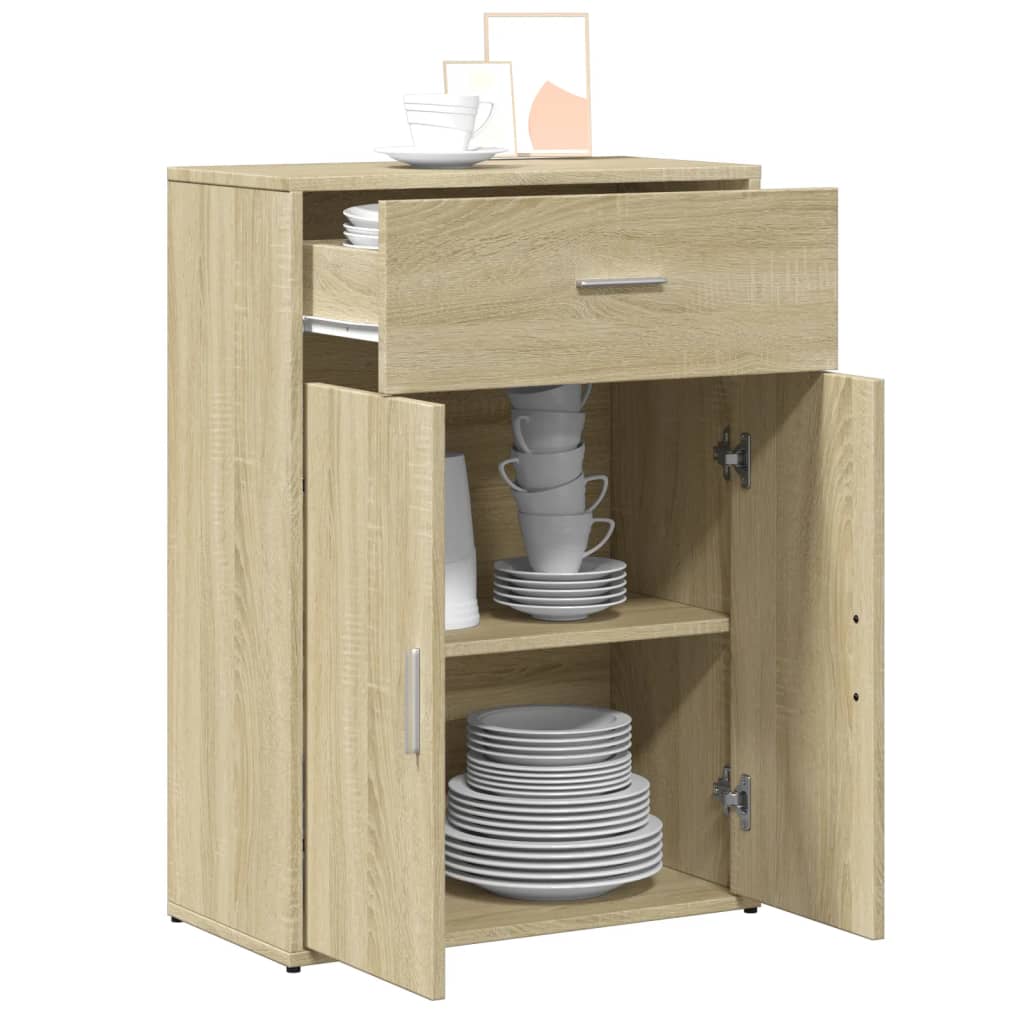vidaXL Sideboard Sonoma Oak 60x30x84 cm Engineered Wood