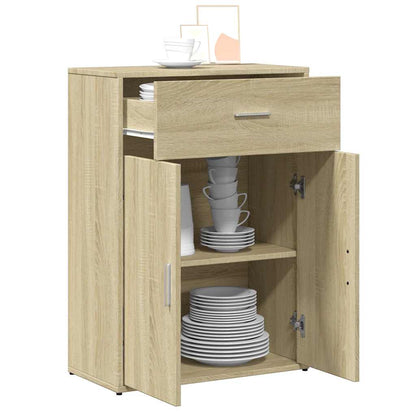vidaXL Sideboard Sonoma Oak 60x30x84 cm Engineered Wood