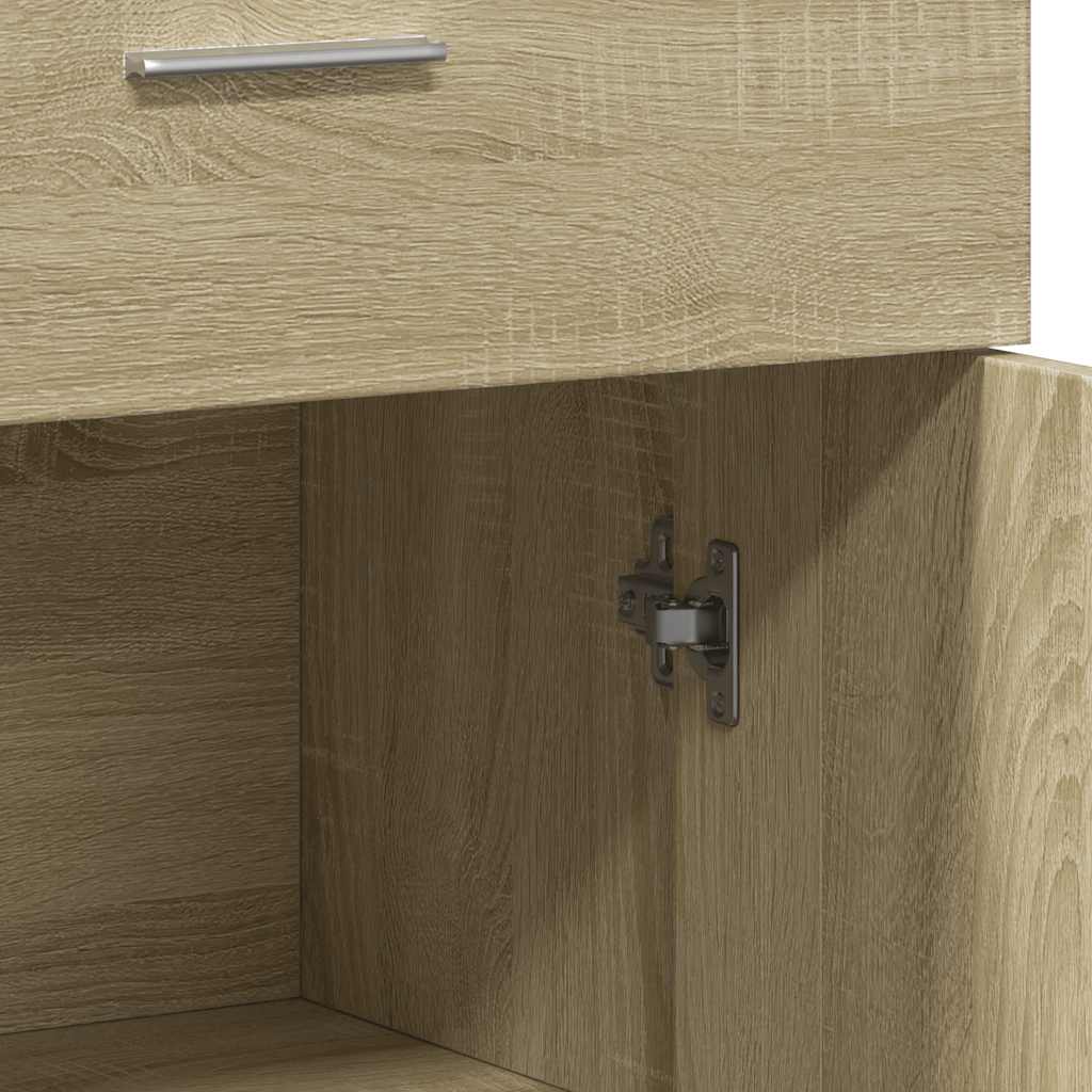 vidaXL Sideboard Sonoma Oak 60x30x84 cm Engineered Wood