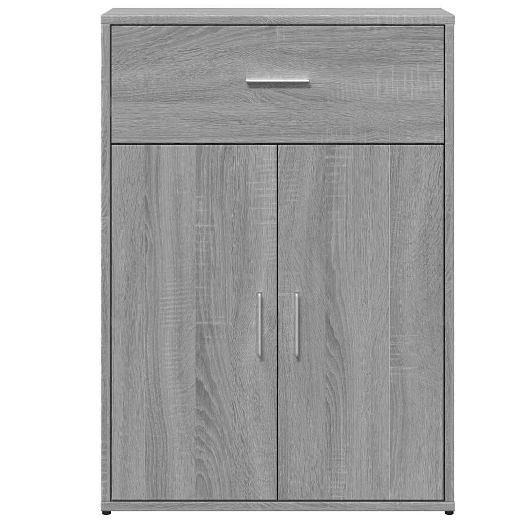vidaXL Sideboard Grey Sonoma 60x30x84 cm Engineered Wood
