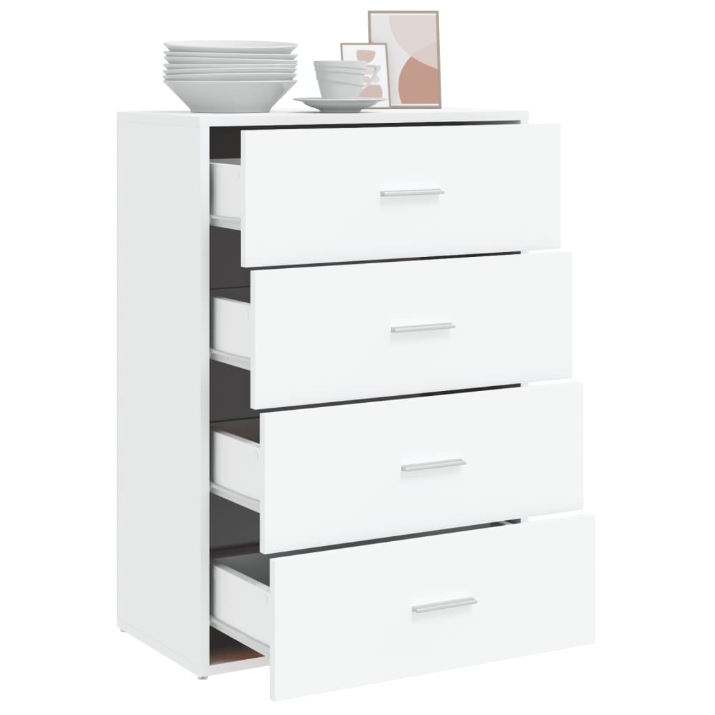 vidaXL Sideboard White 60x31x84 cm Engineered Wood