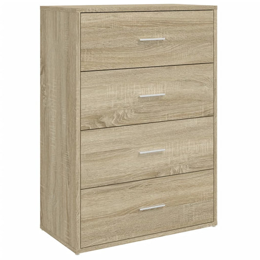 vidaXL Sideboard Sonoma Oak 60x31x84 cm Engineered Wood