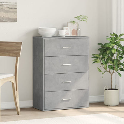 vidaXL Sideboard Concrete Grey 60x31x84 cm Engineered Wood