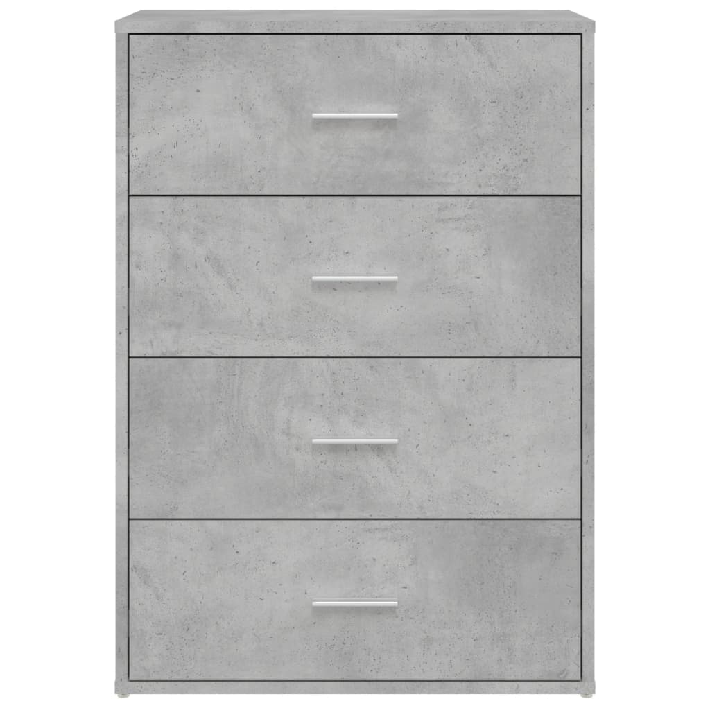 vidaXL Sideboard Concrete Grey 60x31x84 cm Engineered Wood