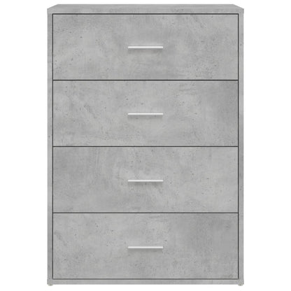 vidaXL Sideboard Concrete Grey 60x31x84 cm Engineered Wood