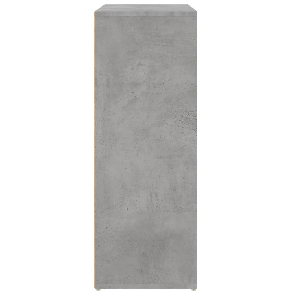 vidaXL Sideboard Concrete Grey 60x31x84 cm Engineered Wood