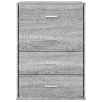 vidaXL Sideboard Grey Sonoma 60x31x84 cm Engineered Wood