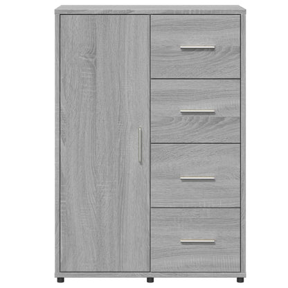 vidaXL Sideboard Grey Sonoma 60x31x84 cm Engineered Wood