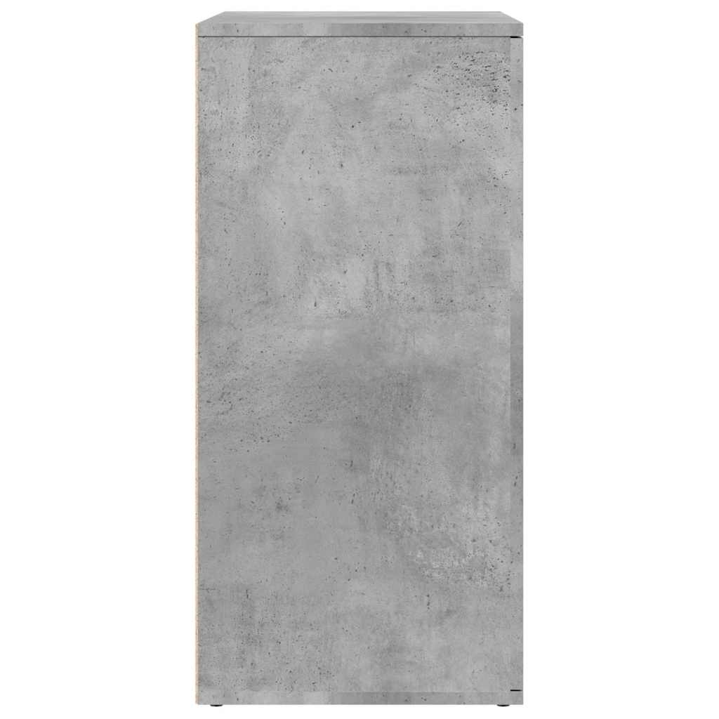 vidaXL Sideboard Concrete Grey 79x38x80 cm Engineered Wood