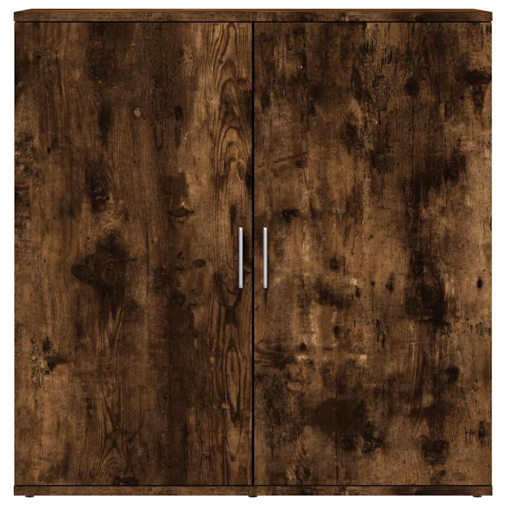 vidaXL Sideboard Smoked Oak 79x38x80 cm Engineered Wood