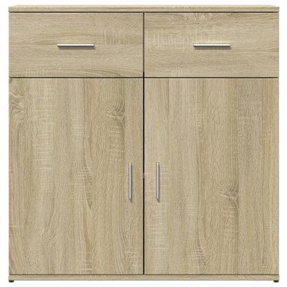 vidaXL Sideboard Sonoma Oak 79x38x80 cm Engineered Wood