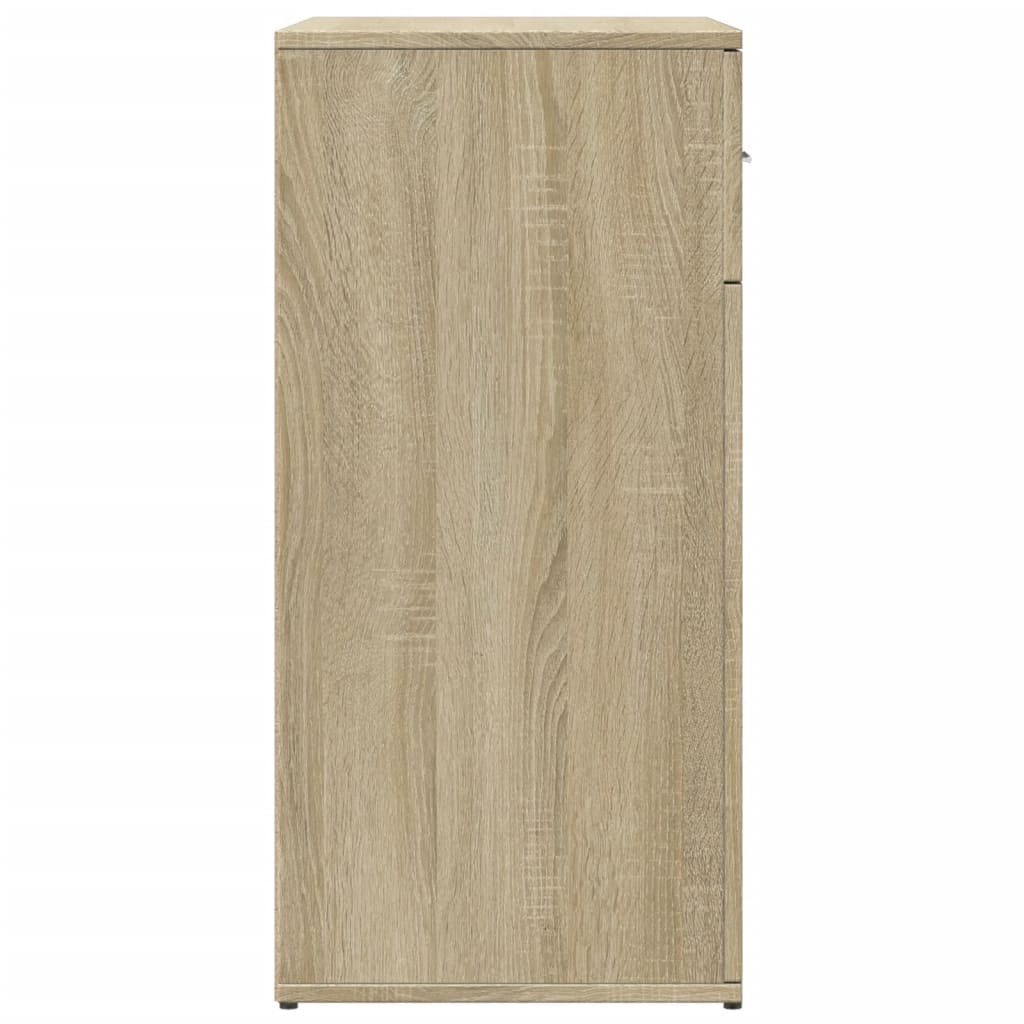 vidaXL Sideboard Sonoma Oak 79x38x80 cm Engineered Wood