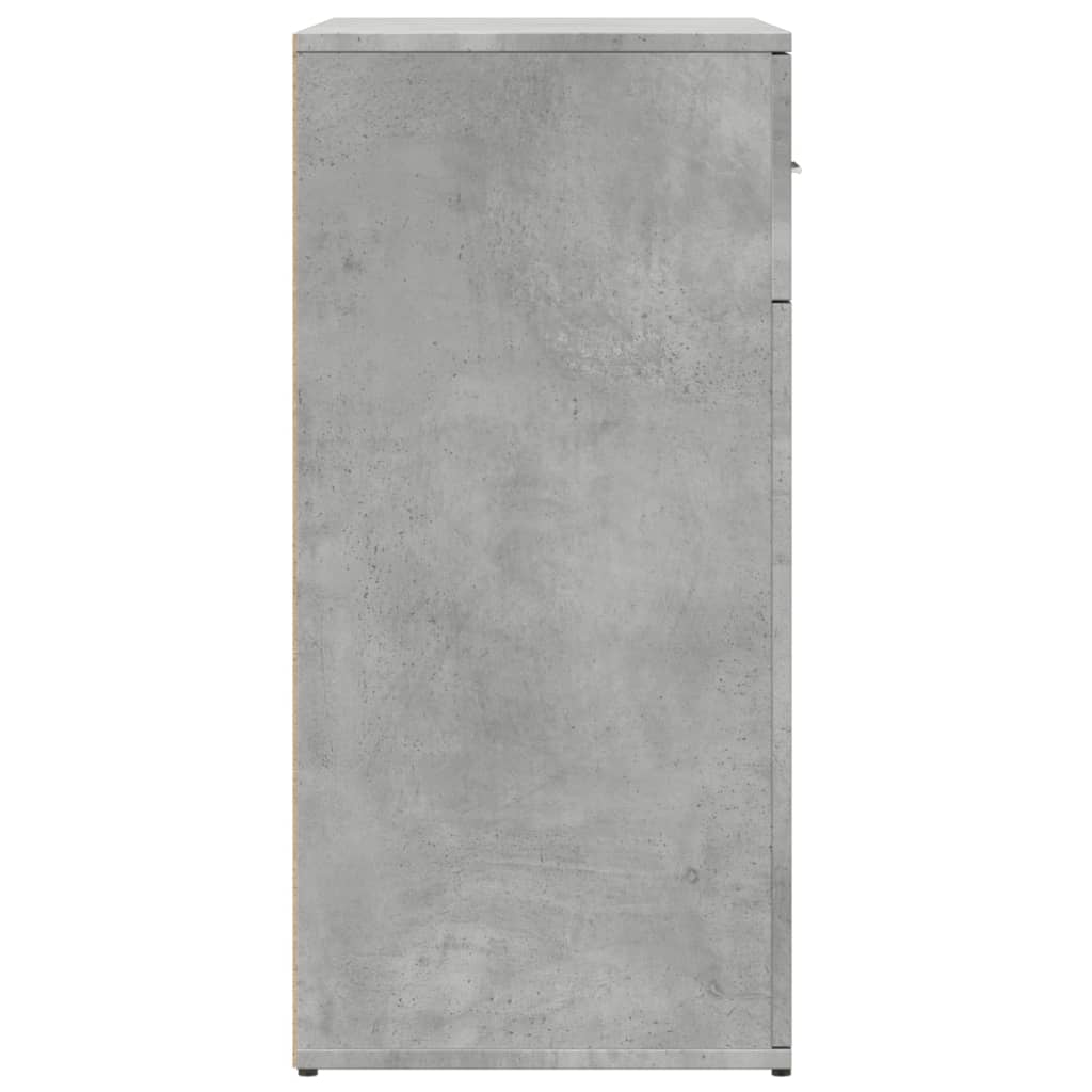 vidaXL Sideboard Concrete Grey 79x38x80 cm Engineered Wood