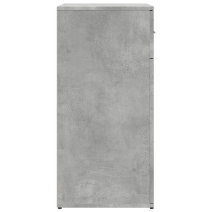 vidaXL Sideboard Concrete Grey 79x38x80 cm Engineered Wood