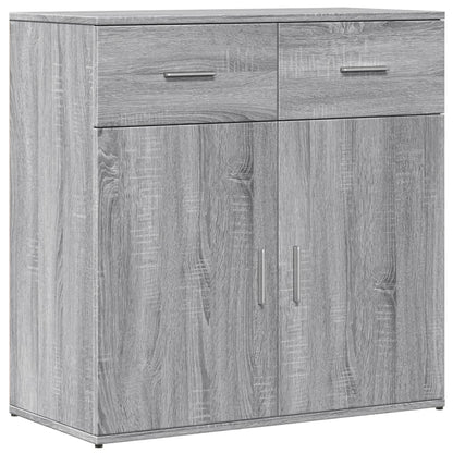 vidaXL Sideboard Grey Sonoma 79x38x80 cm Engineered Wood