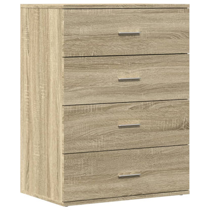 vidaXL Sideboard Sonoma Oak 60x39x80 cm Engineered Wood