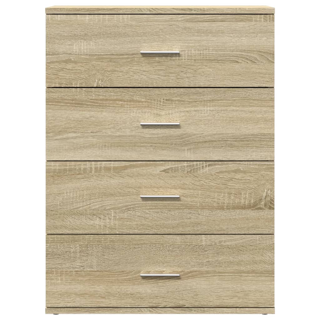 vidaXL Sideboard Sonoma Oak 60x39x80 cm Engineered Wood