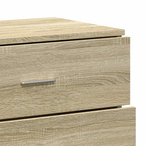 vidaXL Sideboard Sonoma Oak 60x39x80 cm Engineered Wood