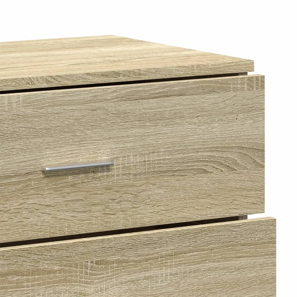 vidaXL Sideboard Sonoma Oak 60x39x80 cm Engineered Wood