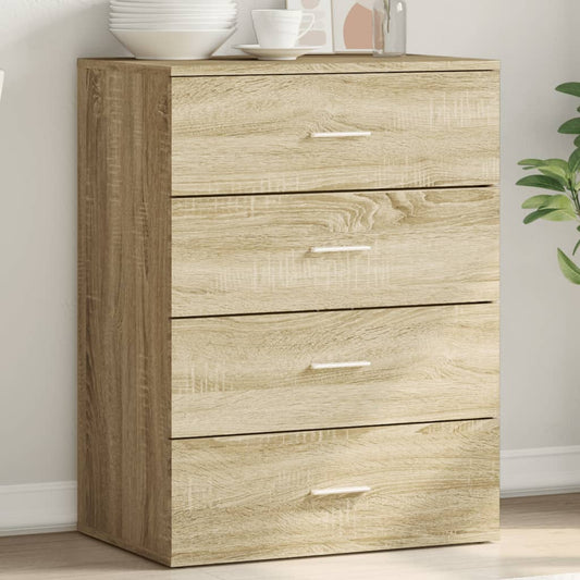 vidaXL Sideboard Sonoma Oak 60x39x80 cm Engineered Wood