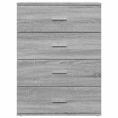 vidaXL Sideboard Grey Sonoma 60x39x80 cm Engineered Wood