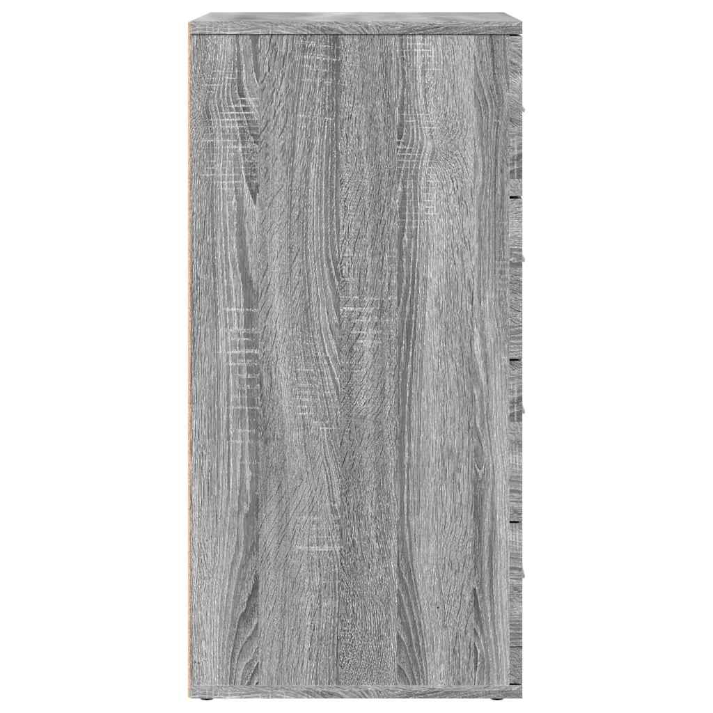 vidaXL Sideboard Grey Sonoma 60x39x80 cm Engineered Wood