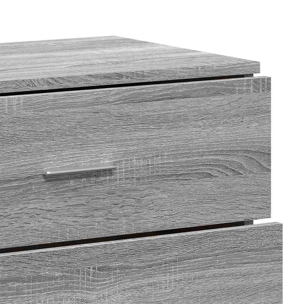 vidaXL Sideboard Grey Sonoma 60x39x80 cm Engineered Wood